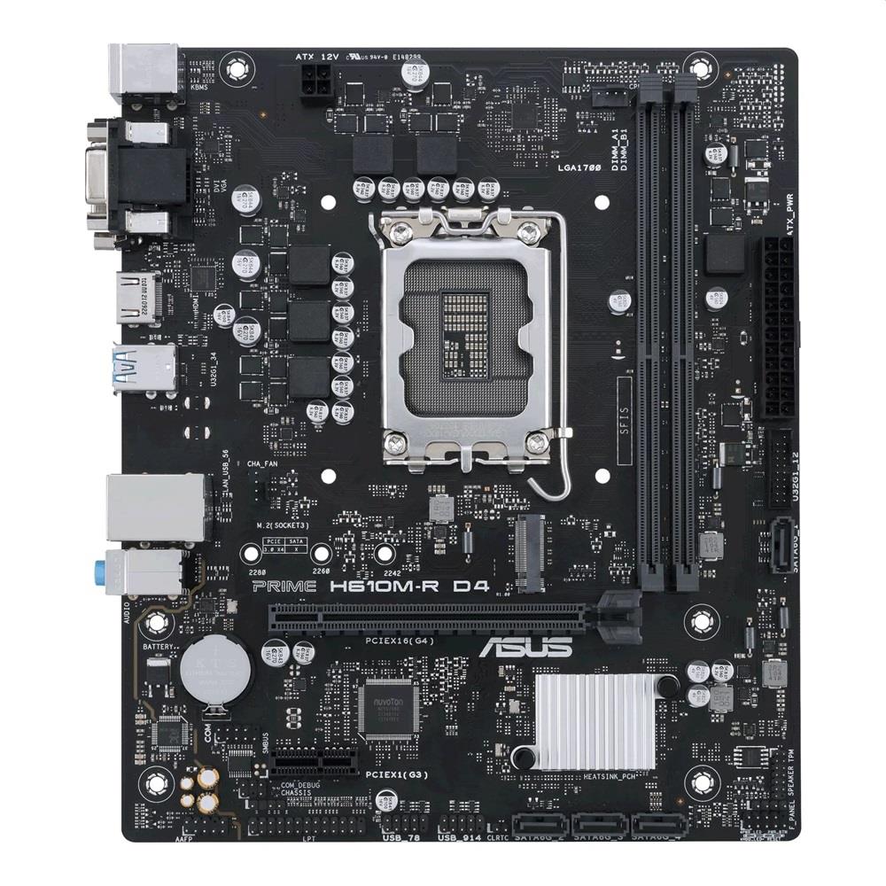 Eladó Alaplap H610 LGA1700 2xDDR4 Asus PRIME H610M-R D4 mATX - olcsó, Új Eladó - Miskolc ( Borsod-Abaúj-Zemplén ) fotó