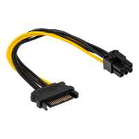 Kábel átalakító SATA to PCIExpress 6-pin