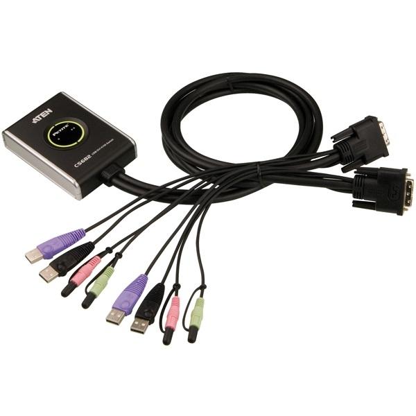 Eladó KVM S.2PC USB DVI CS682 - olcsó, Új Eladó - Miskolc ( Borsod-Abaúj-Zemplén ) fotó