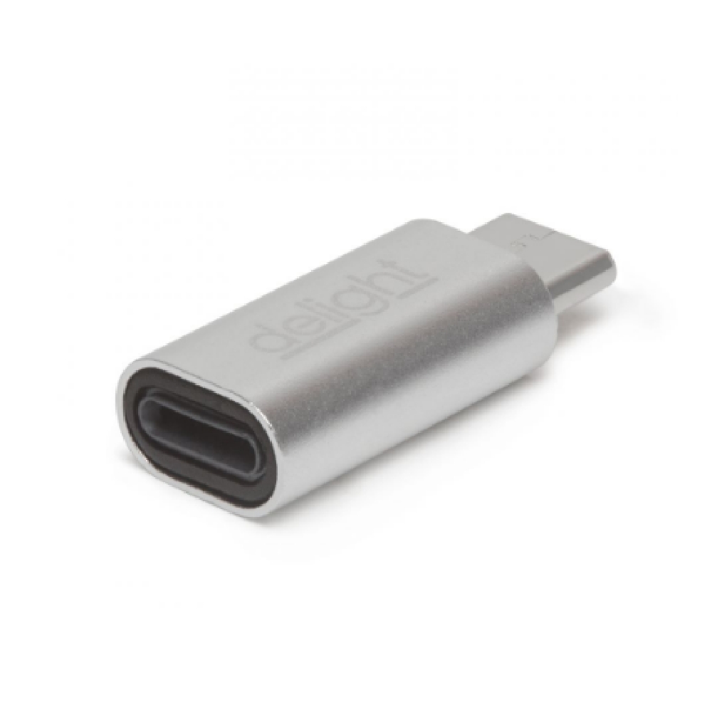 Eladó Adapter iPhone Lightning to USB Type-C ezüst Delight - olcsó, Új Eladó - Miskolc ( Borsod-Abaúj-Zemplén ) fotó