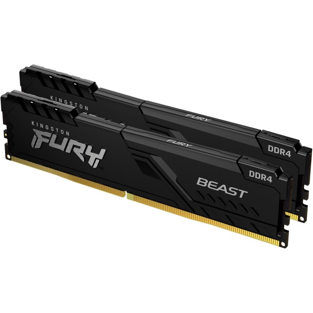 Eladó 8GB  memória DDR4 2666MHz (Kit of 2) Kingston FURY Beast Black KF426C16BBK2 8 - olcsó, Új Eladó - Miskolc ( Borsod-Abaúj-Zemplén ) fotó