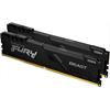 8GB  memória DDR4 2666MHz (Kit of 2) Kingston FURY Beast Black KF426C16BBK2 8