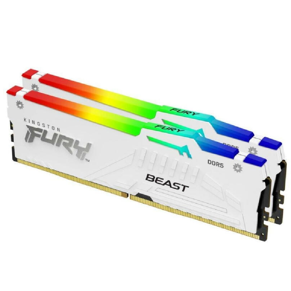 Eladó 32GB DDR5 memória 5600MHz 2x16GB Kingston FURY Beast White - olcsó, Új Eladó - Miskolc ( Borsod-Abaúj-Zemplén ) fotó