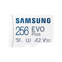 Memória-kártya 256GB microSDXC Class10 Samsung EVO Plus Plus adapter