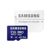 Memória-kártya 128GB microSDXC Class10 Samsung PRO Plus Plus adapter