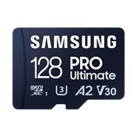 Memória-kártya 128GB microSDXC Class10 Samsung PRO Ultimate Plus adapter