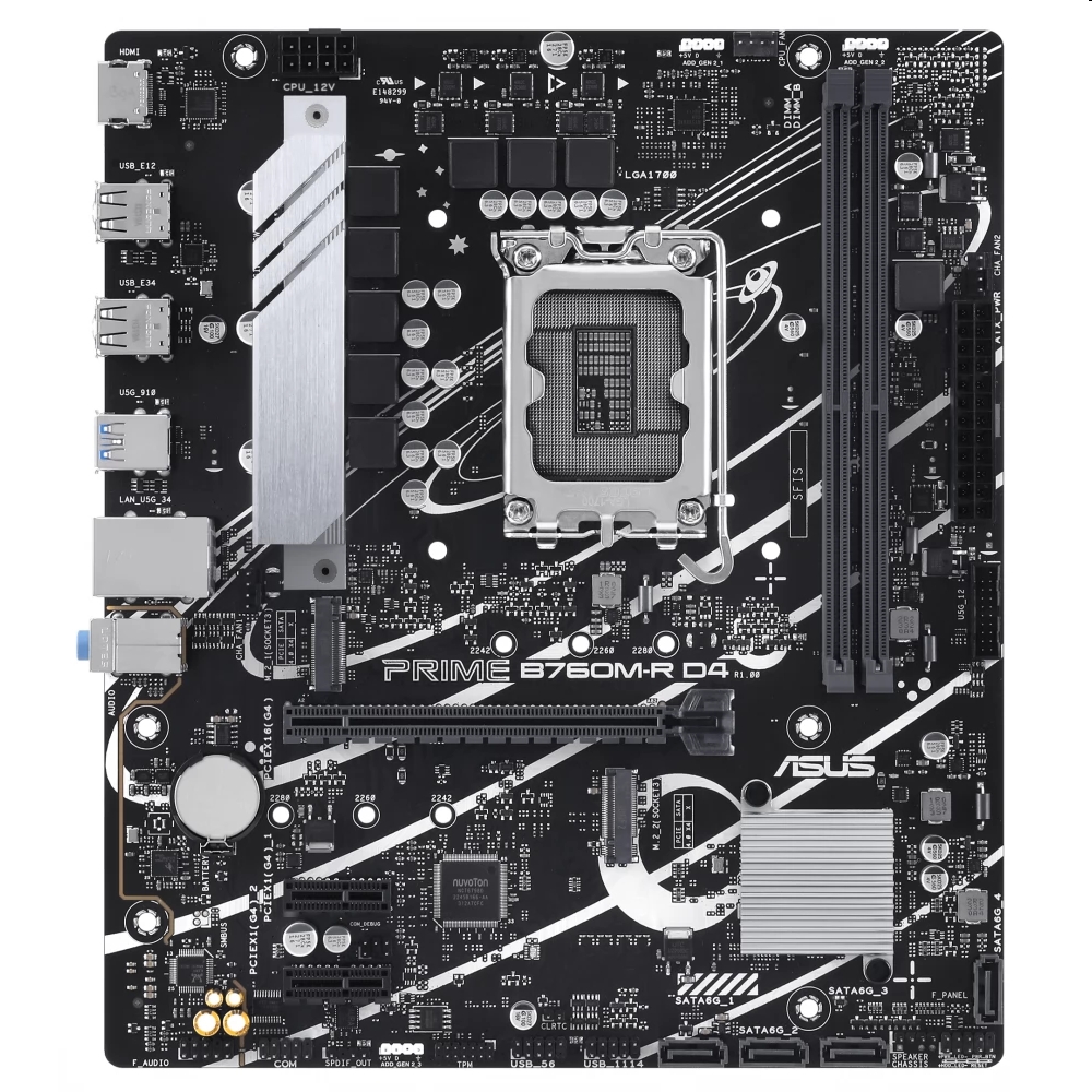 Eladó Alaplap B760 LGA1700 2xDDR4 Asus PRIME B760M-R D4 mATX - olcsó, Új Eladó - Miskolc ( Borsod-Abaúj-Zemplén ) fotó