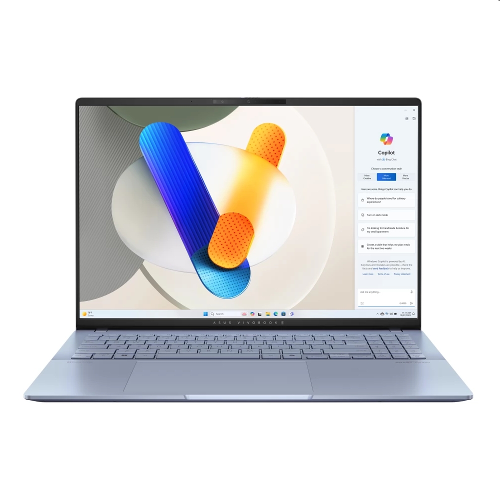 Eladó Asus VivoBook laptop 16" QHD Ultra 9-185H 16GB 1TB Arc W11 kék Asus VivoBook S16 - olcsó, Új Eladó - Miskolc ( Borsod-Abaúj-Zemplén ) fotó