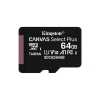 Eladó Memória-kártya 64GB SD micro SDXC Class 10 A1 Kingston Canvas Select Plus - olcsó, Új Eladó - Miskolc ( Borsod-Abaúj-Zemplén ) fotó 1