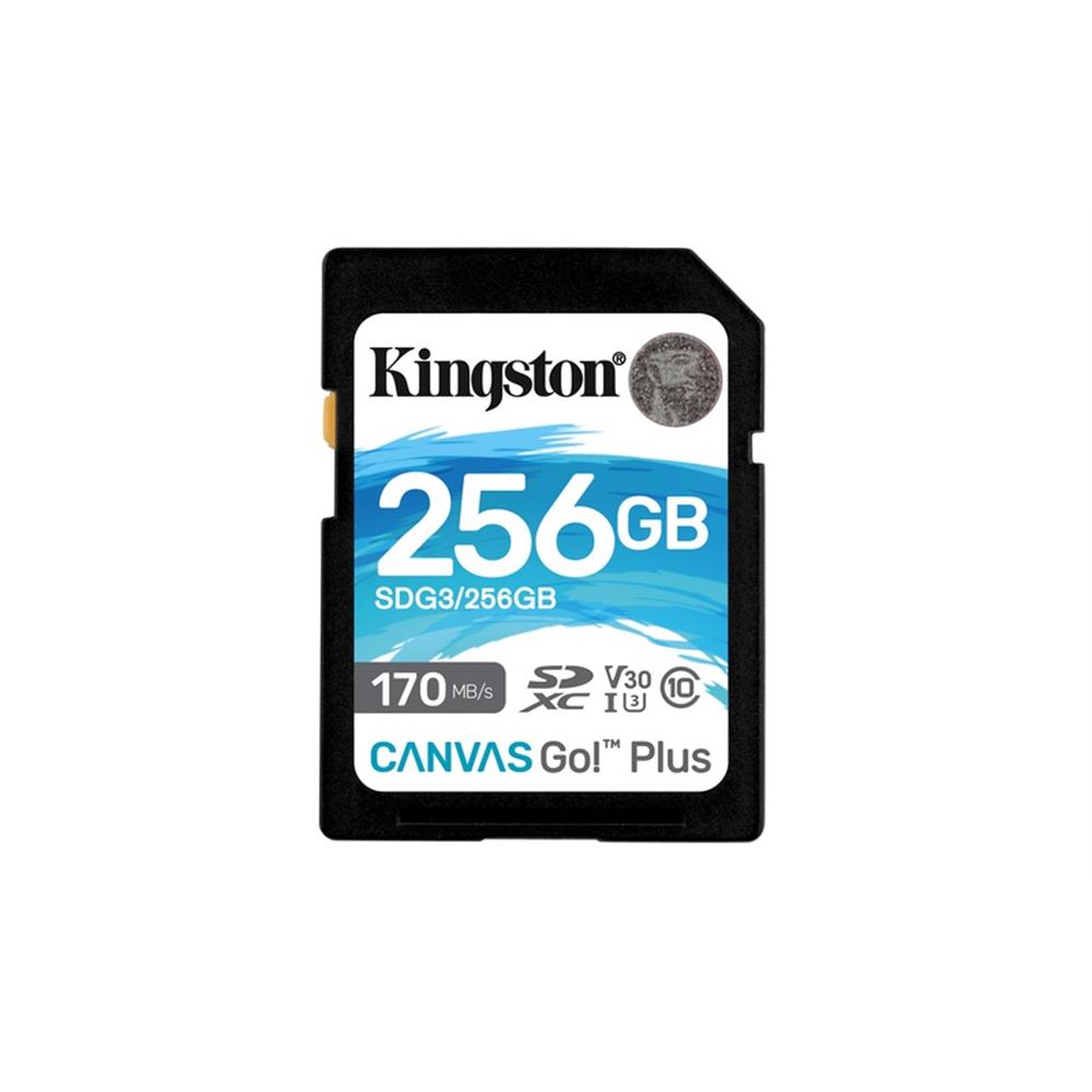 Eladó Memória-kártya 256GB SD SDXC Class 10 UHS-I U3 Kingston Canvas Go Plus SDG3 256G - olcsó, Új Eladó - Miskolc ( Borsod-Abaúj-Zemplén ) fotó