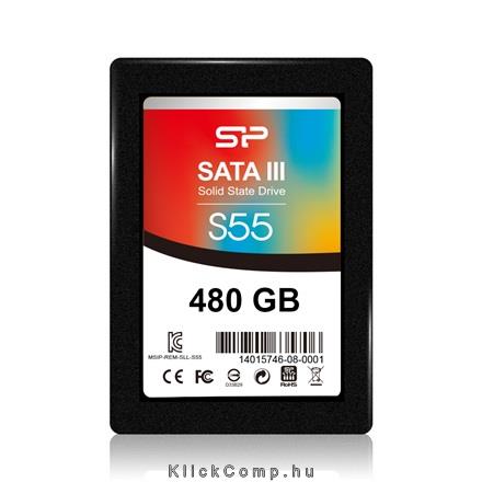 Eladó 480GB SSD SATA3 Silicon Power S55 - olcsó, Új Eladó - Miskolc ( Borsod-Abaúj-Zemplén ) fotó