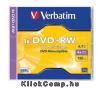 DVD-RW lemez, újraírható, 4,7GB, 4x, normál tok, VERBATIM