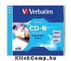 CD-R lemez, nyomtatható, matt, ID, AZO, 700MB, 52x, normál tok, VERBATIM