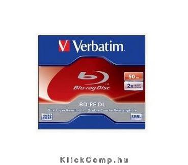 Eladó BD-RE BluRay lemez, kétrétegű, újraírható, 50GB, 2x, normál tok, VERBATIM - olcsó, Új Eladó - Miskolc ( Borsod-Abaúj-Zemplén ) fotó